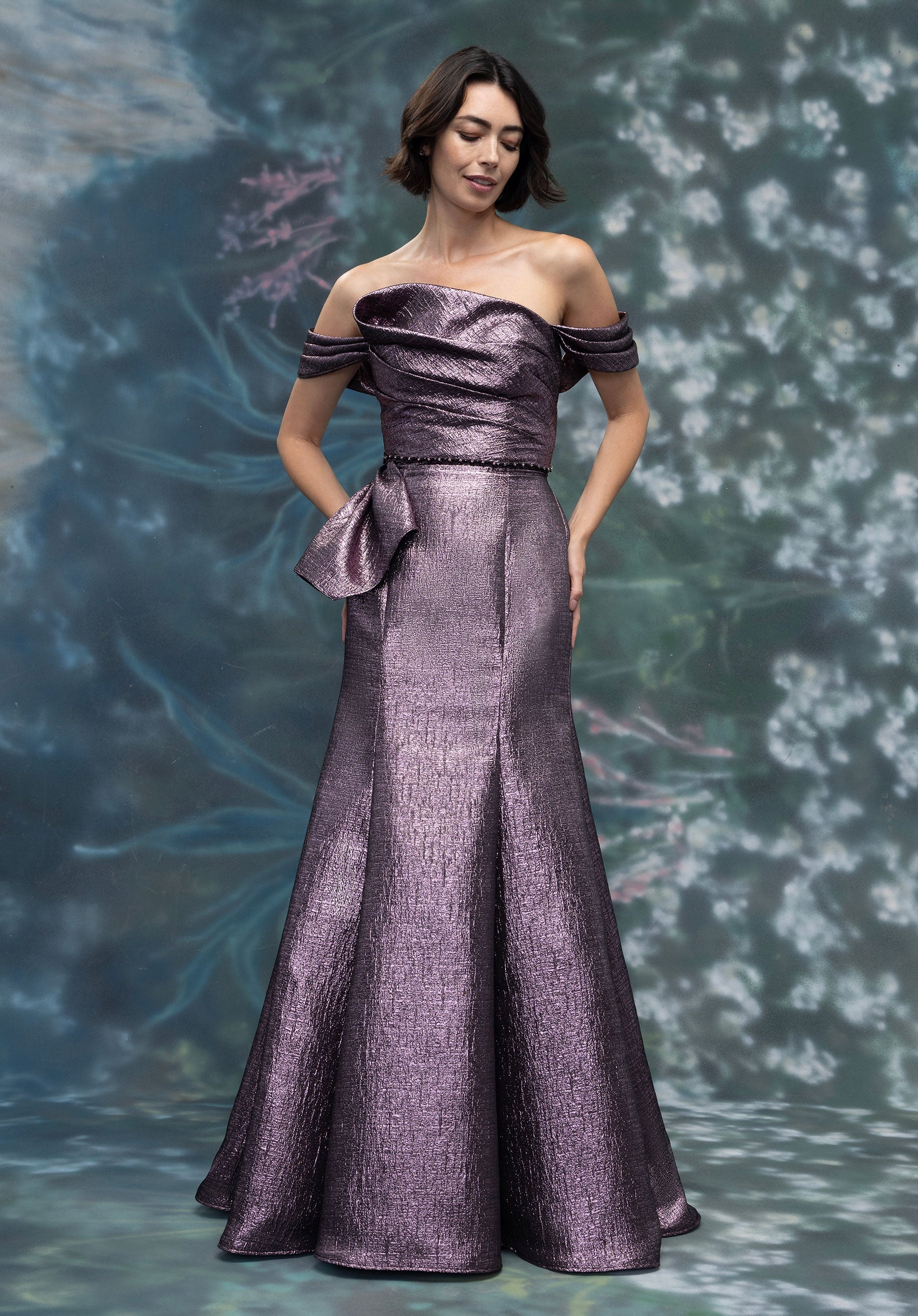 MGNY Madeline Gardner New York 2070009 Long Formal Metallic Dress MGNY Madeline Gardner New York 2070009 Long Formal Metallic Dress