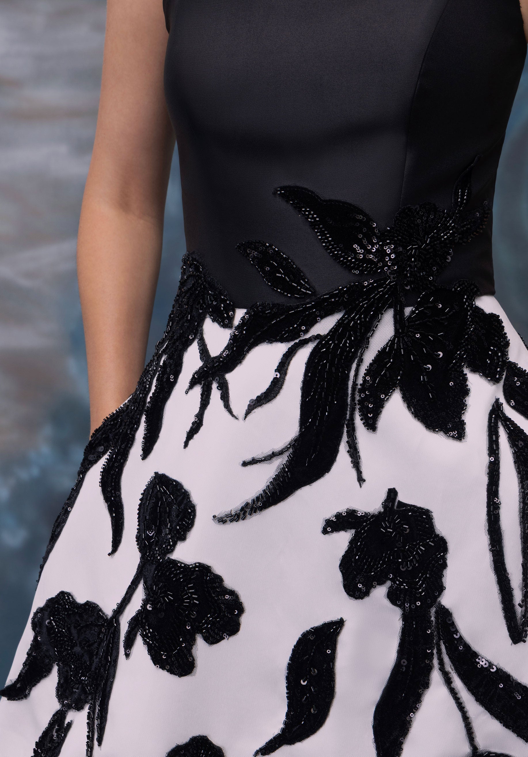 Prom Dresses Long Formal A Line Prom Dress Black/Blush