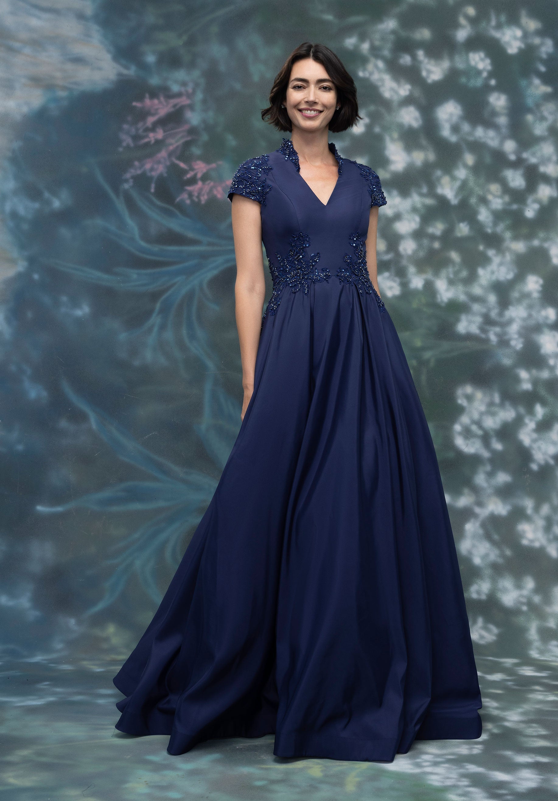 Mother of the Bride Dresses A Line Formal Long Mother of the Bride Dress Navy