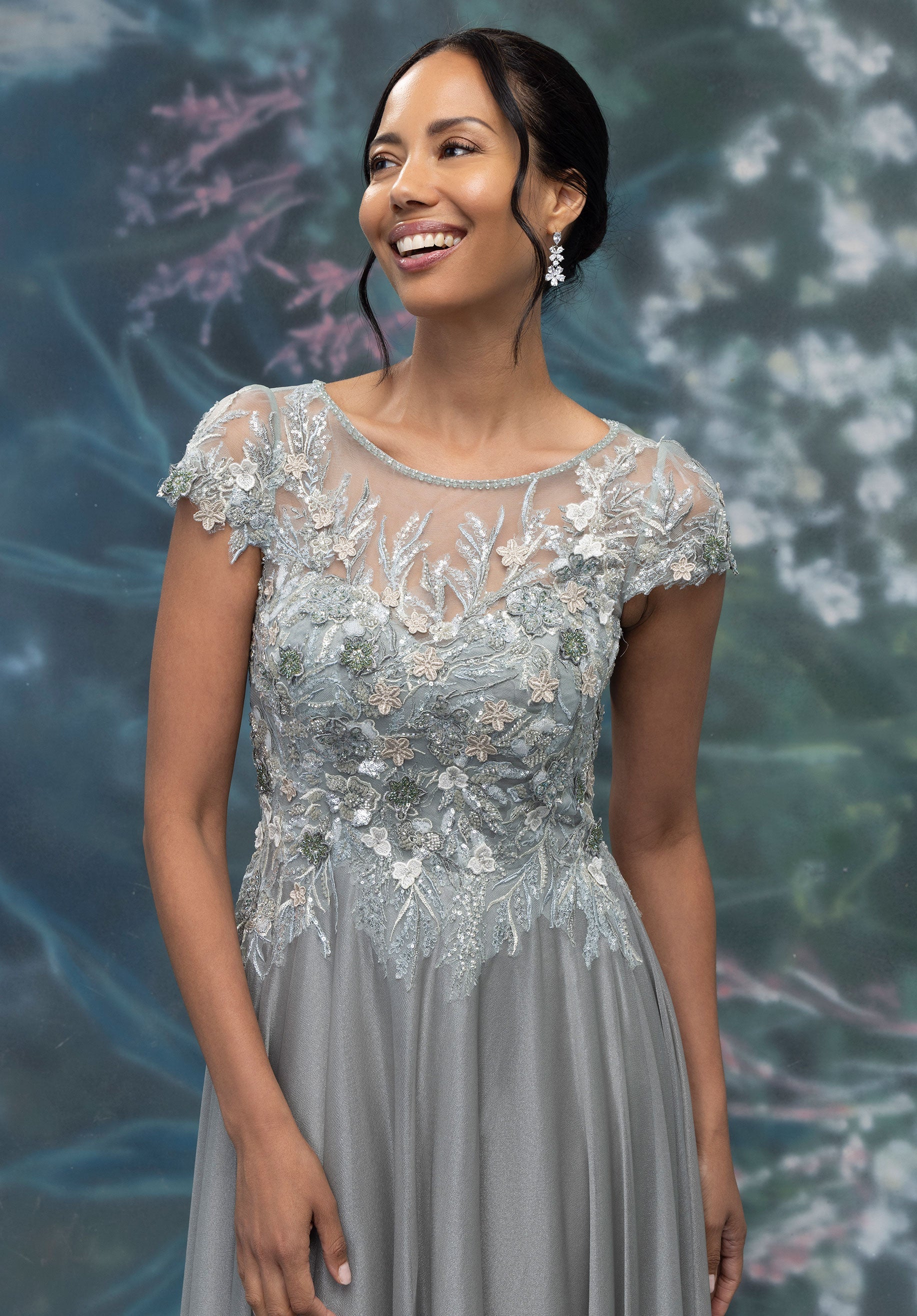 MGNY Madeline Gardner New York 2070022 Long Formal Mother of The Bride Dress