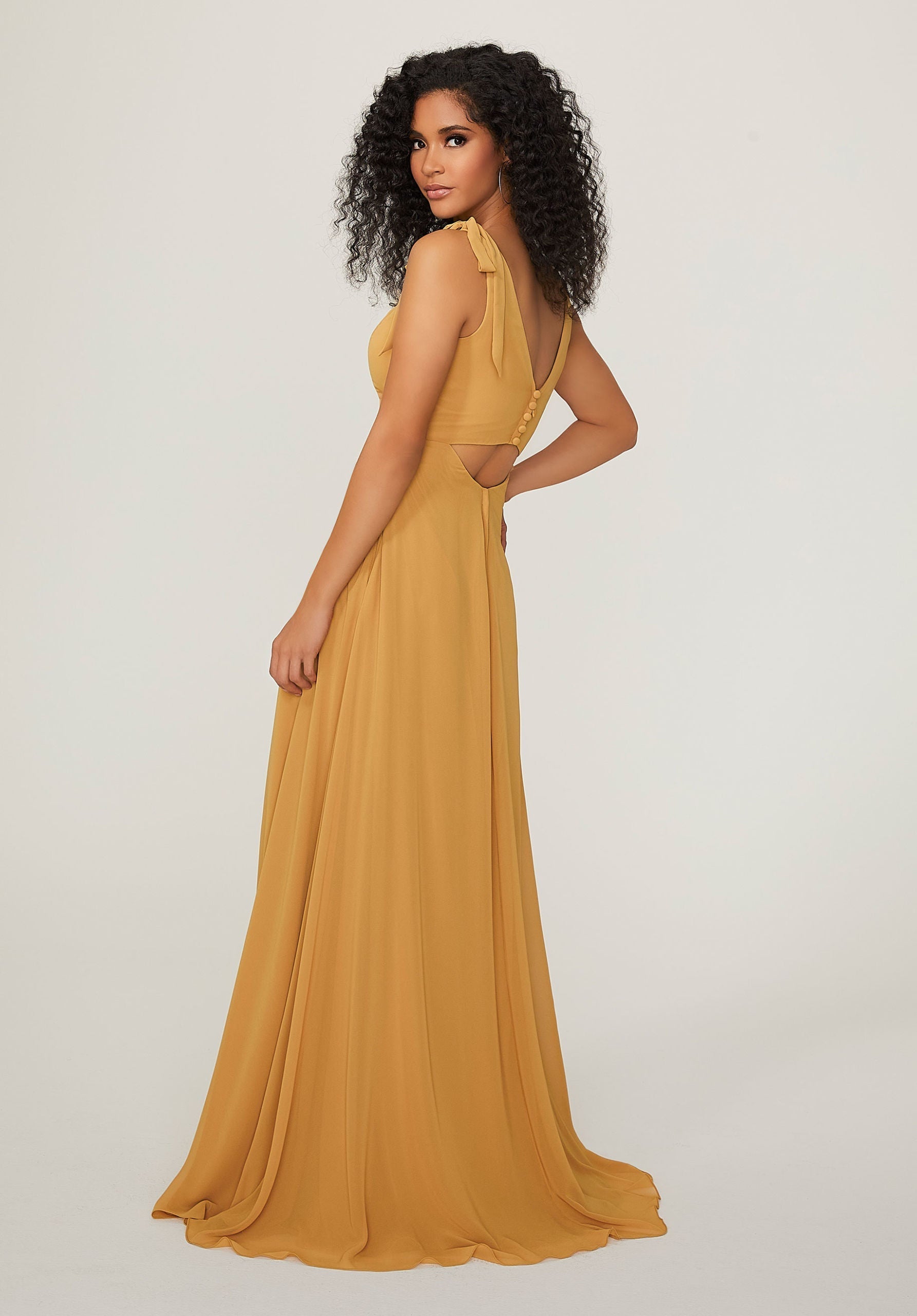 Formal Dresses Long Formal Evening Dress MGNY Madeline Gardner New York 21789 Saffron