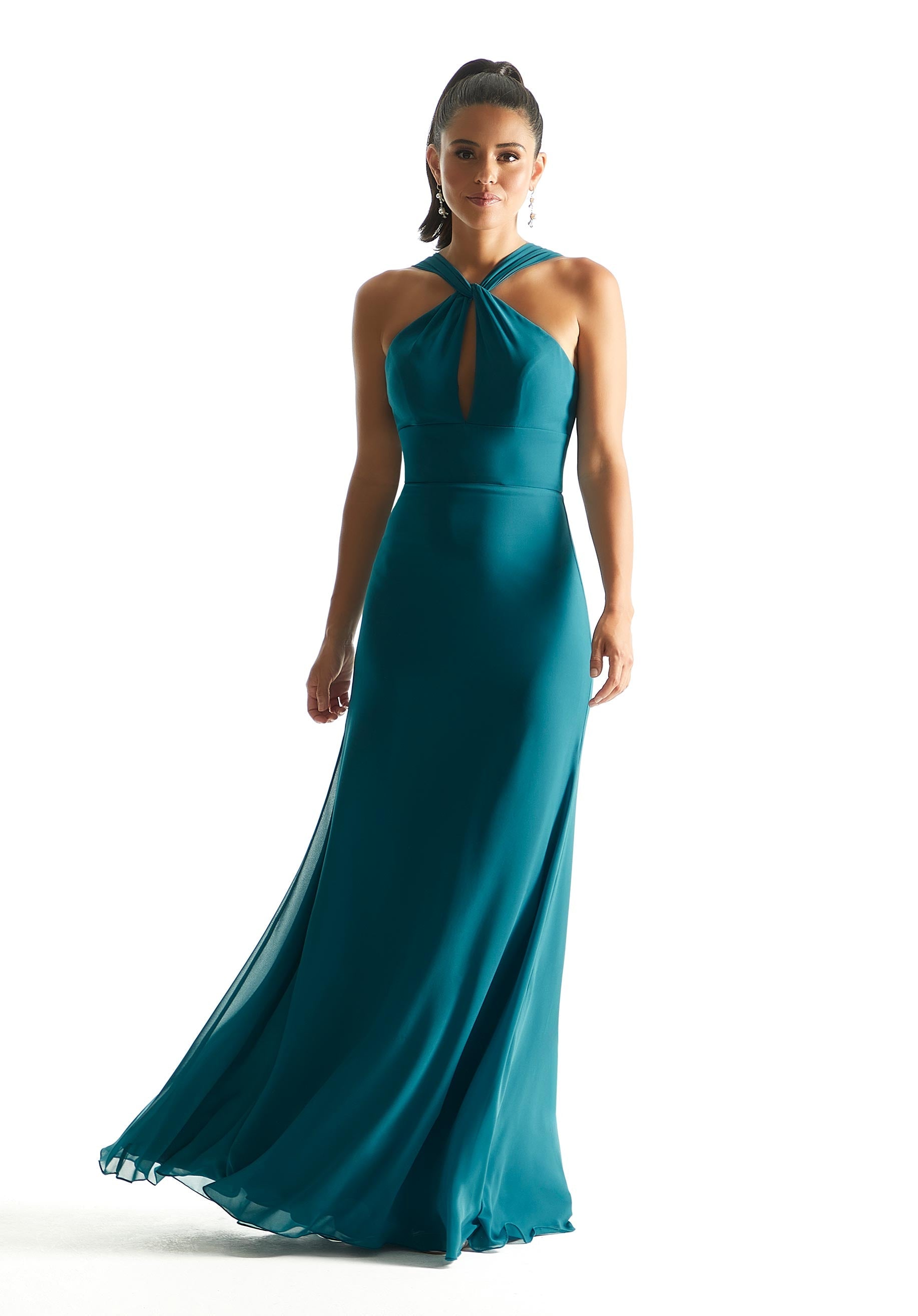 Formal Dresses Long Formal A Line Dress MGNY Madeline Gardner New York 21848 Teal