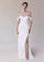 Wedding Dresses Long Corset Simple Wedding Dress Ivory