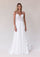 Wedding Dresses Long Beaded A Line Wedding Dress  Ivory/Sand/Honey