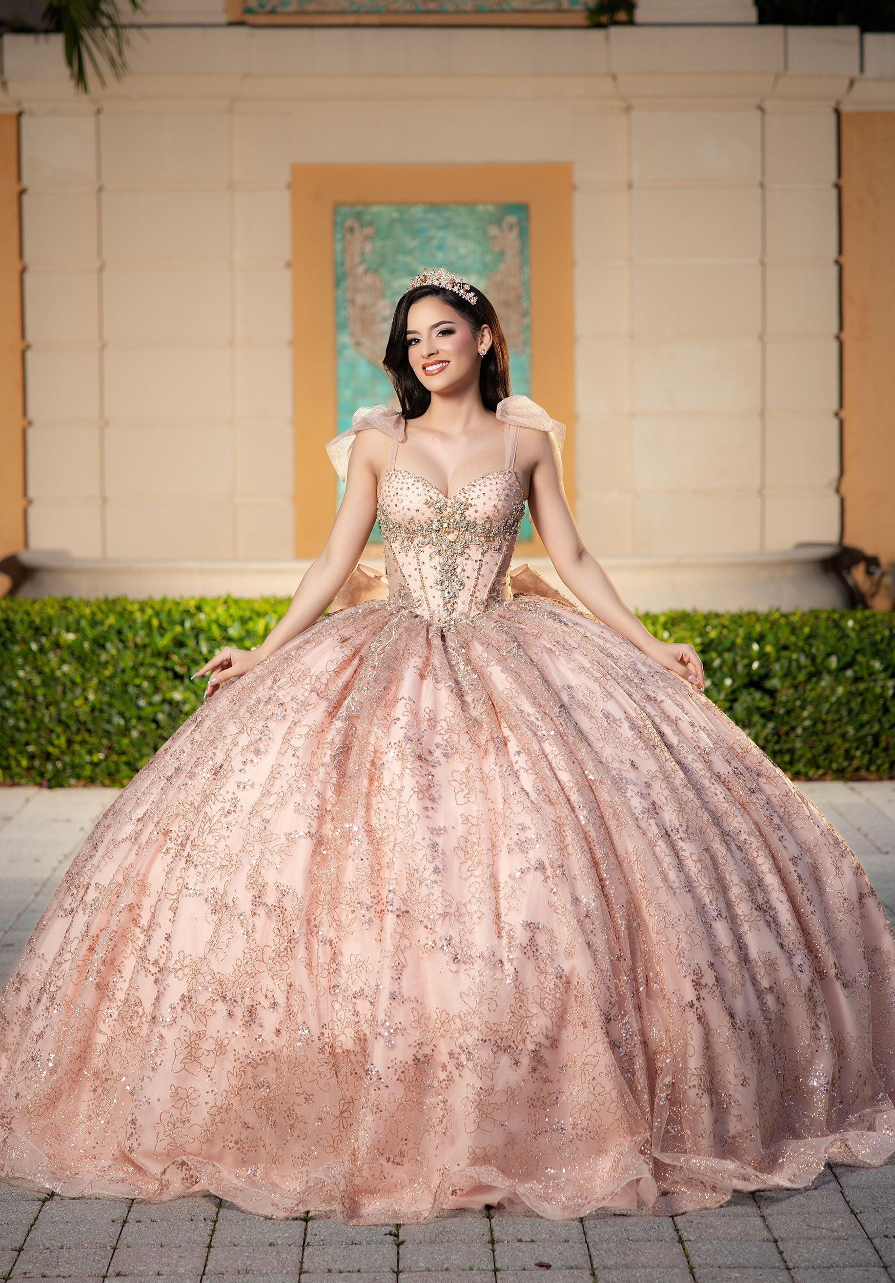 Sweetheart Floor-Length Tulle Quinceanera Ball Gown MGNY 4080043