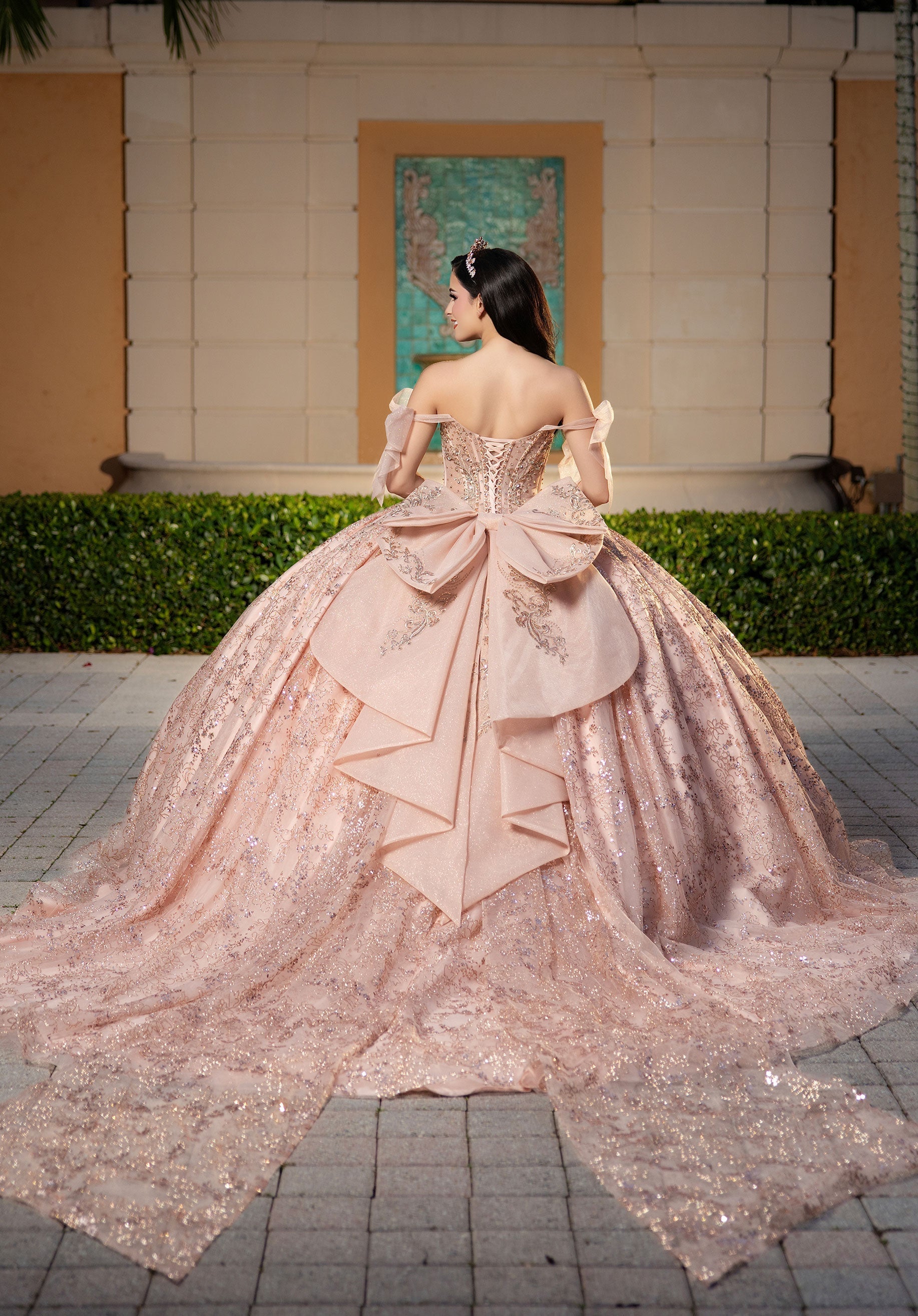 Sweetheart Floor-Length Tulle Quinceanera Ball Gown MGNY 4080043