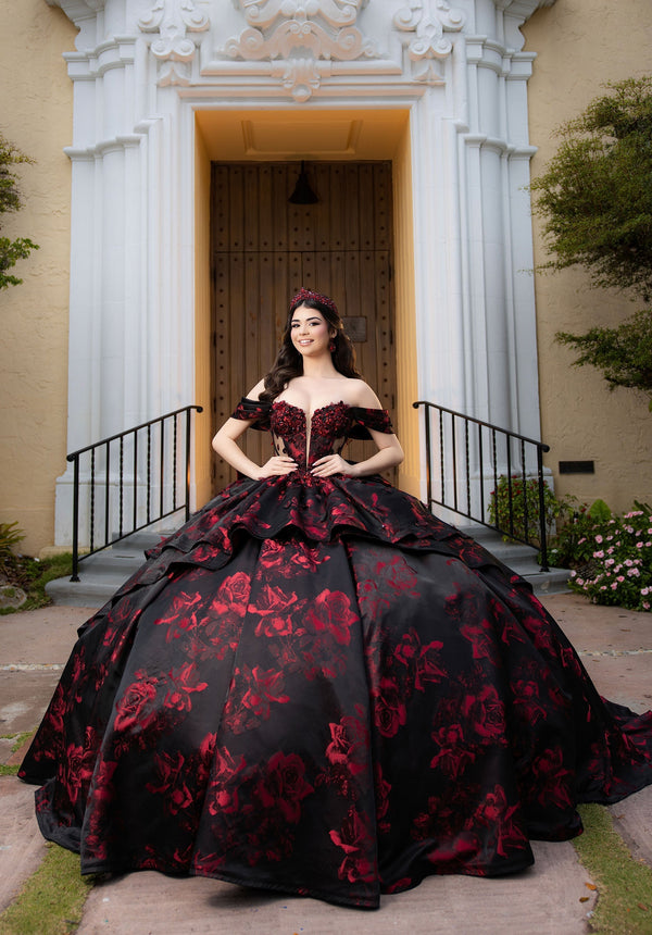 Sweetheart Floor-Length Satin Quinceanera Ball Gown MGNY 4080047