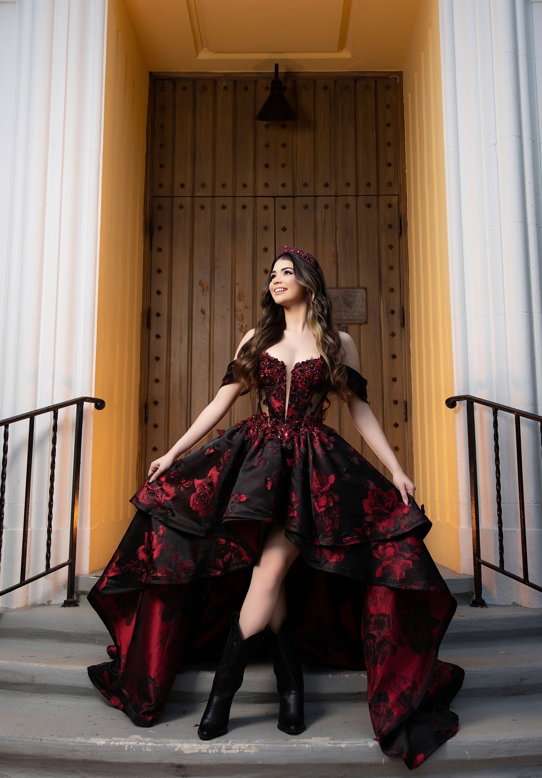Sweetheart Floor-Length Satin Quinceanera Ball Gown MGNY 4080047