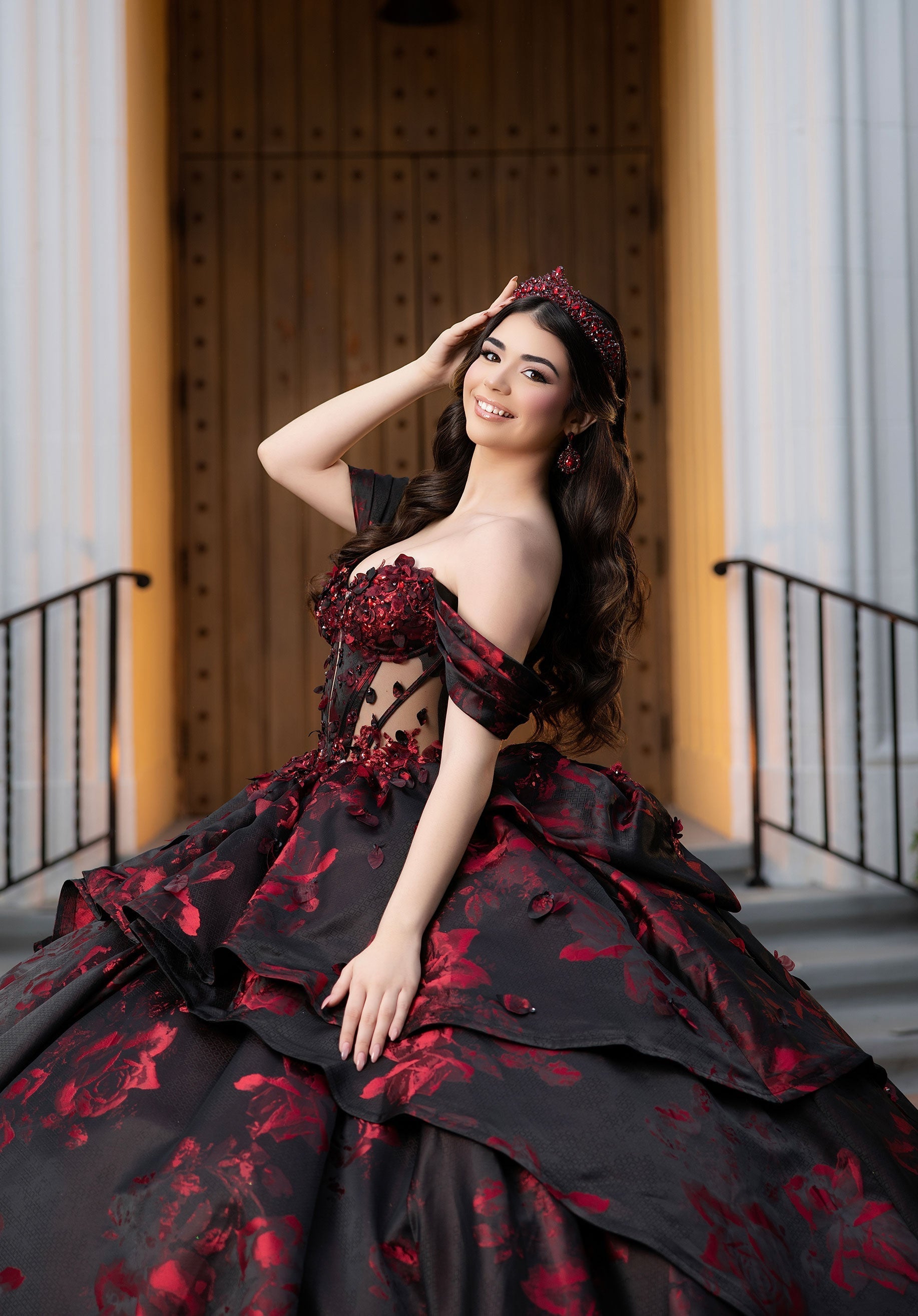 Sweetheart Floor-Length Satin Quinceanera Ball Gown MGNY 4080047