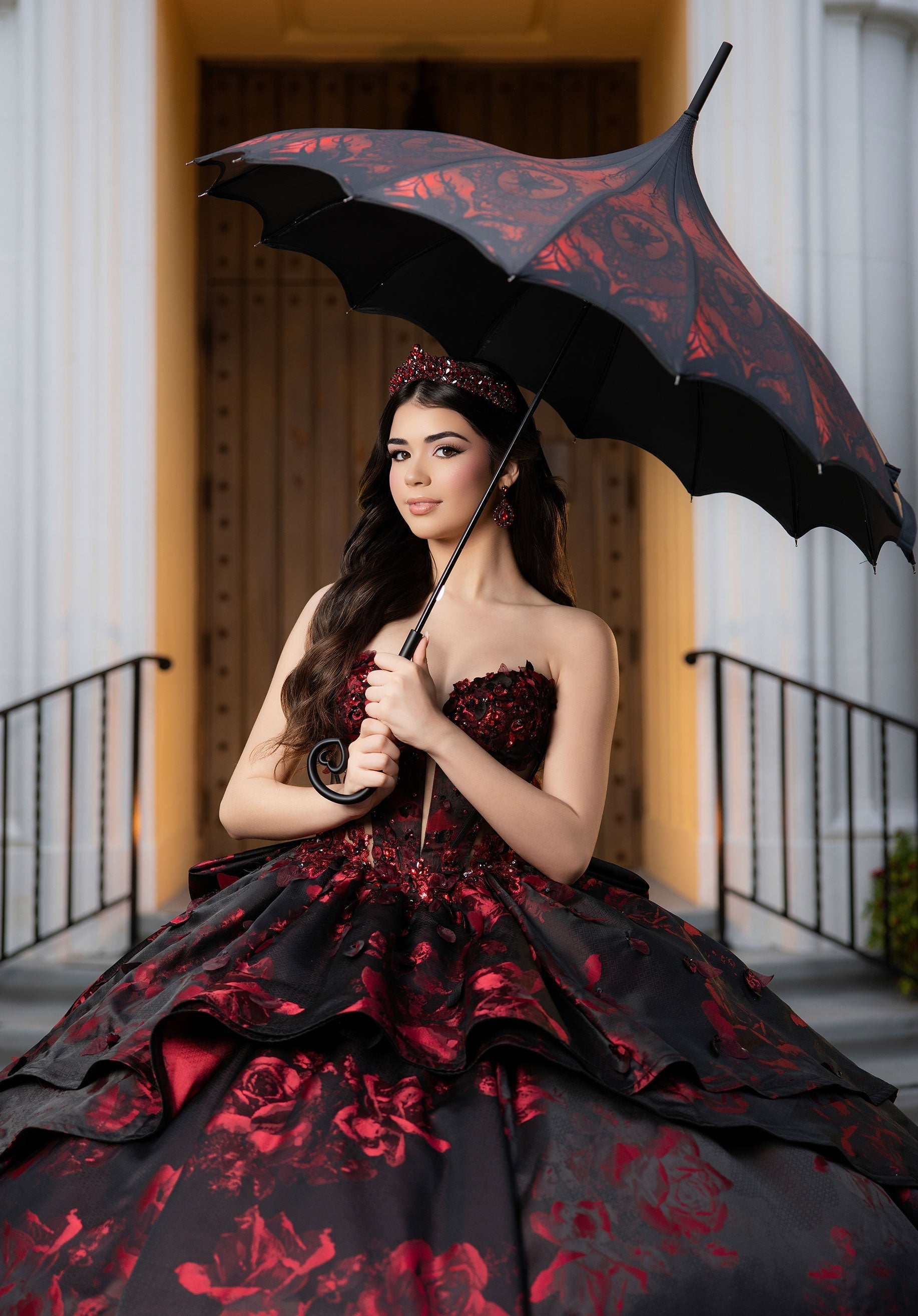 Sweetheart Floor-Length Satin Quinceanera Ball Gown MGNY 4080047