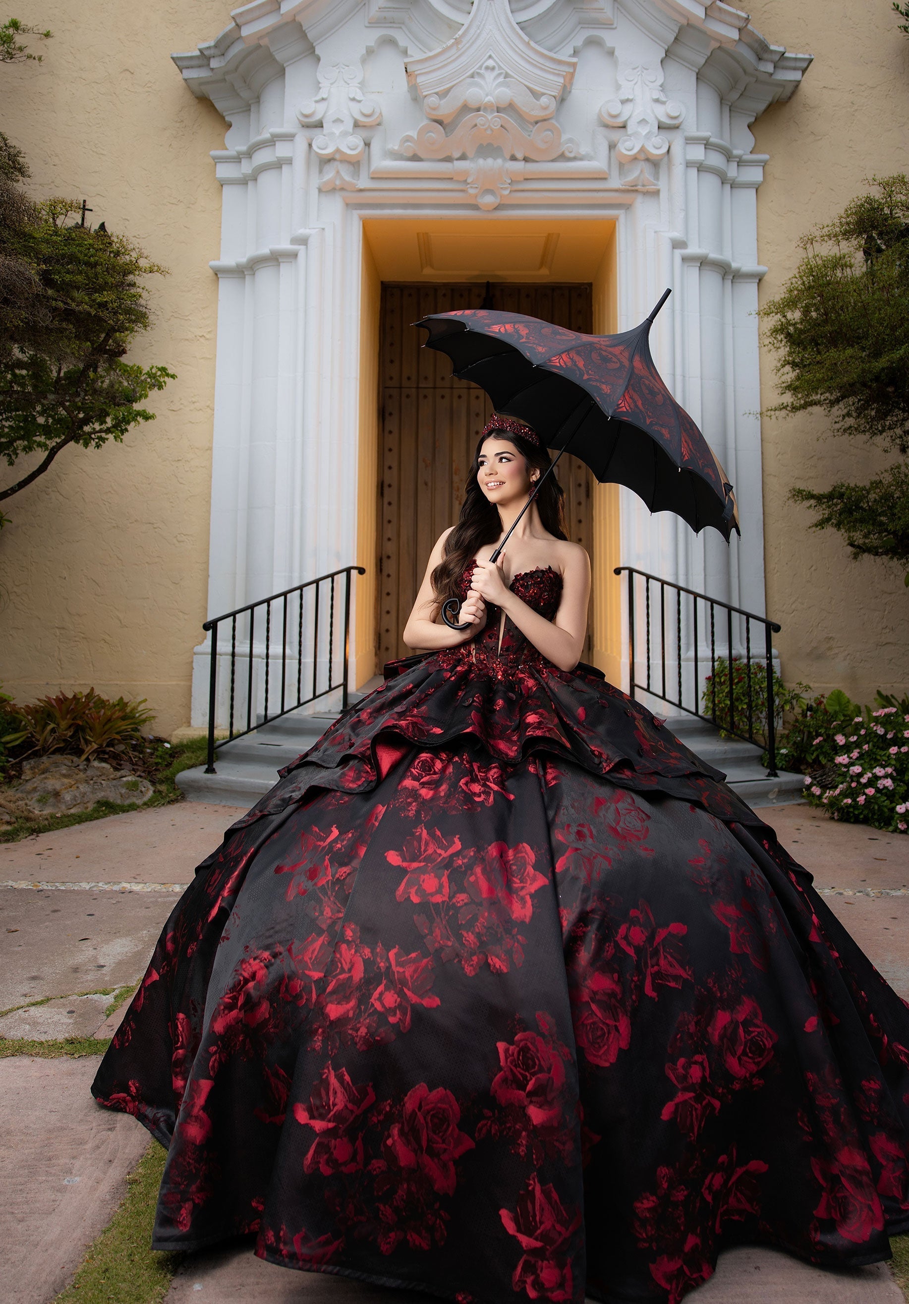 Sweetheart Floor-Length Satin Quinceanera Ball Gown MGNY 4080047