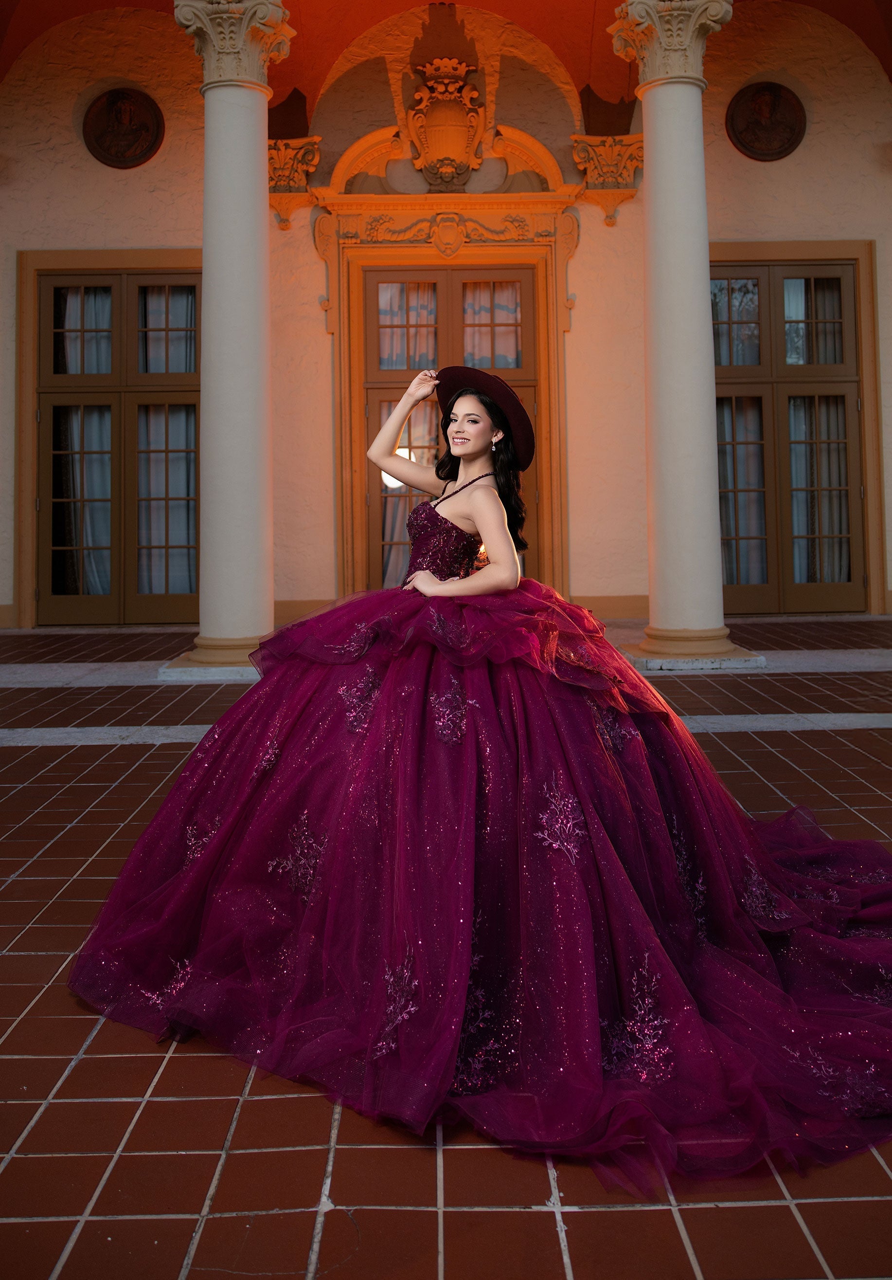 Sweetheart Floor-Length Tulle Quinceanera Ball Gown MGNY 4080056