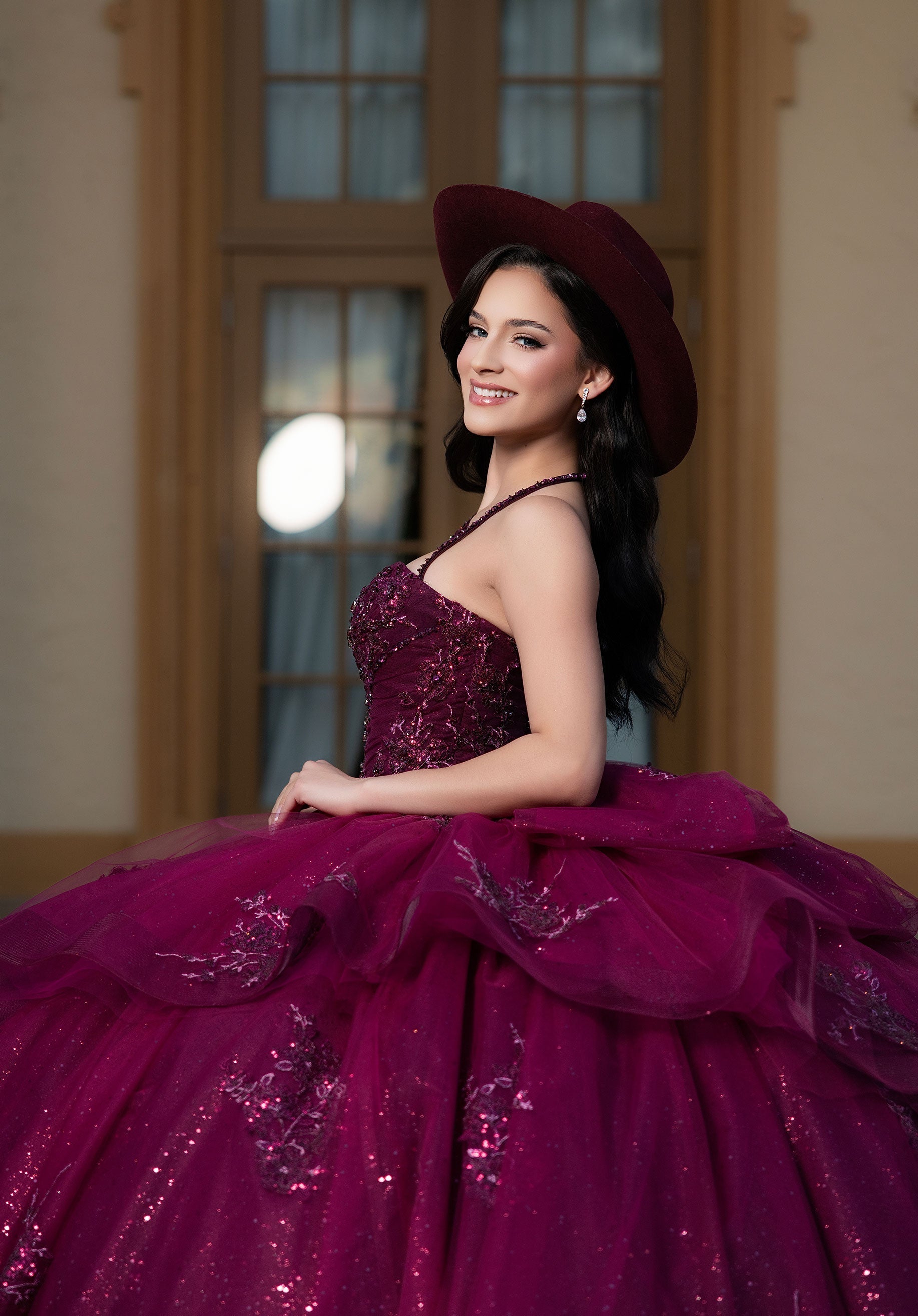 Sweetheart Floor-Length Tulle Quinceanera Ball Gown MGNY 4080056