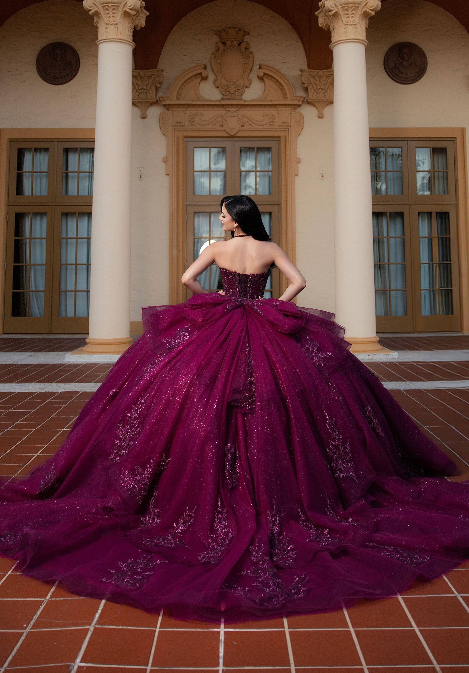 Sweetheart Floor-Length Tulle Quinceanera Ball Gown MGNY 4080056