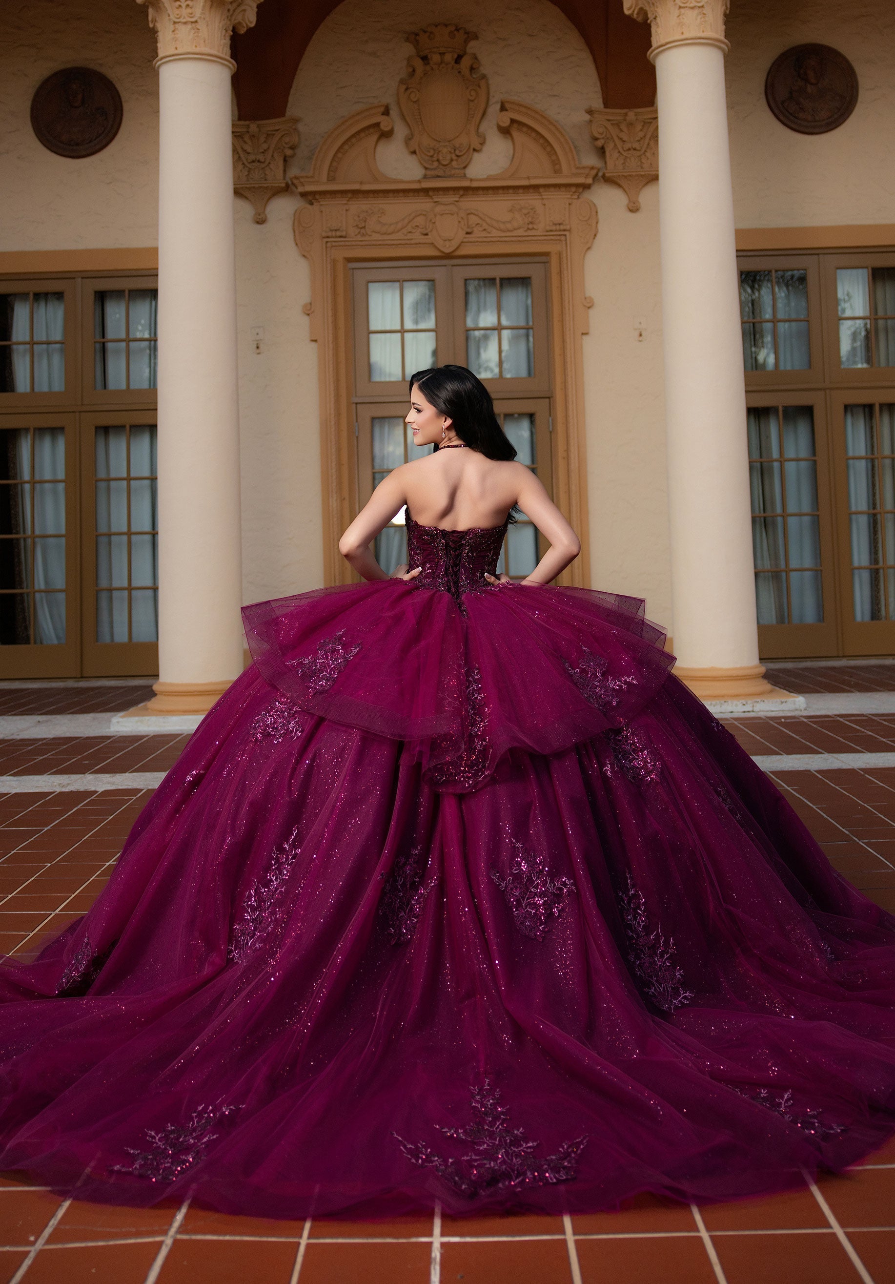 Sweetheart Floor-Length Tulle Quinceanera Ball Gown MGNY 4080056