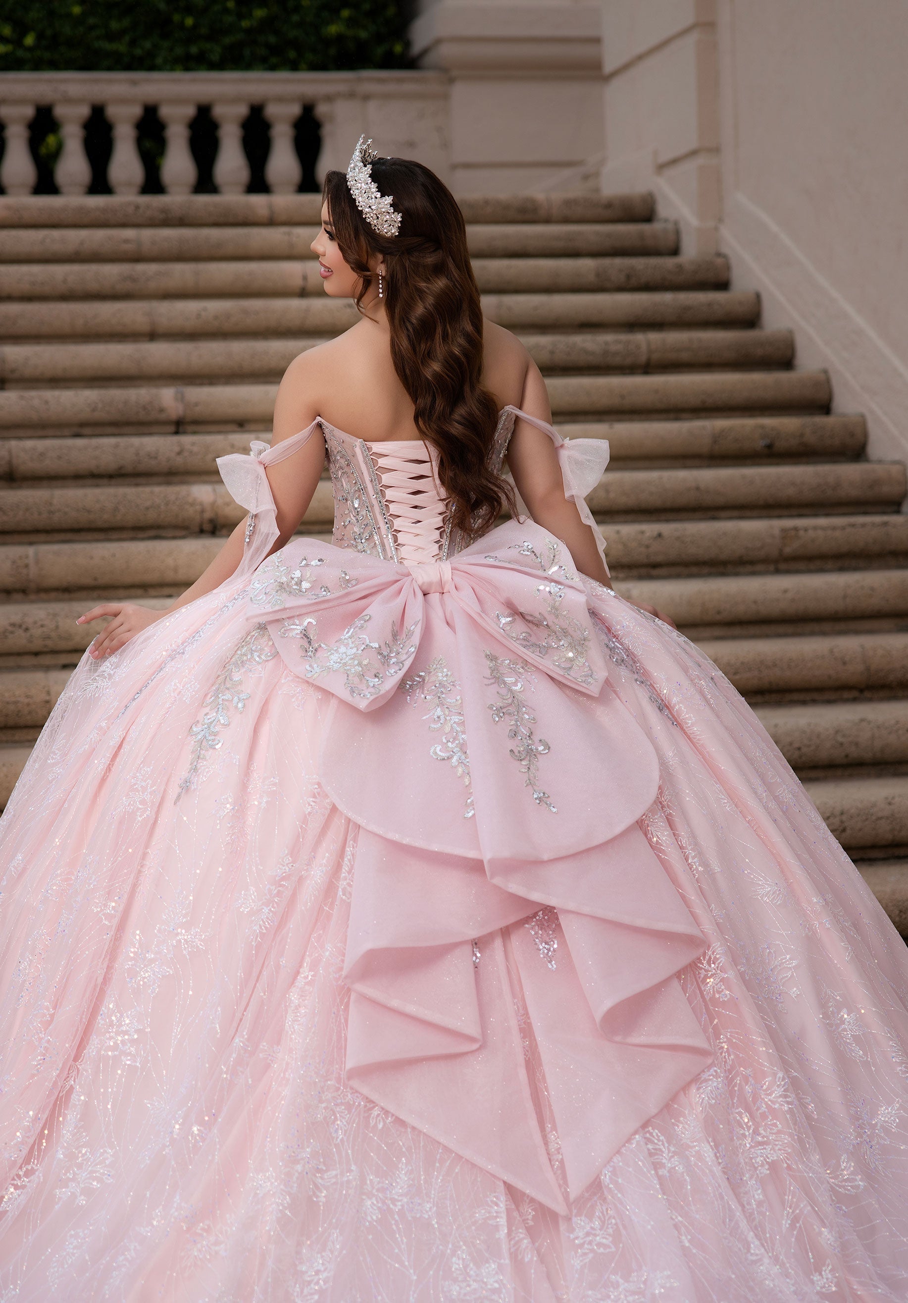 Sweetheart Floor-Length Tulle Quinceañera Ball Gown MGNY 4080060