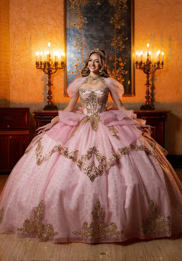 Sweetheart Floor-Length Tulle Quinceanera Ball Gown MGNY 4080062