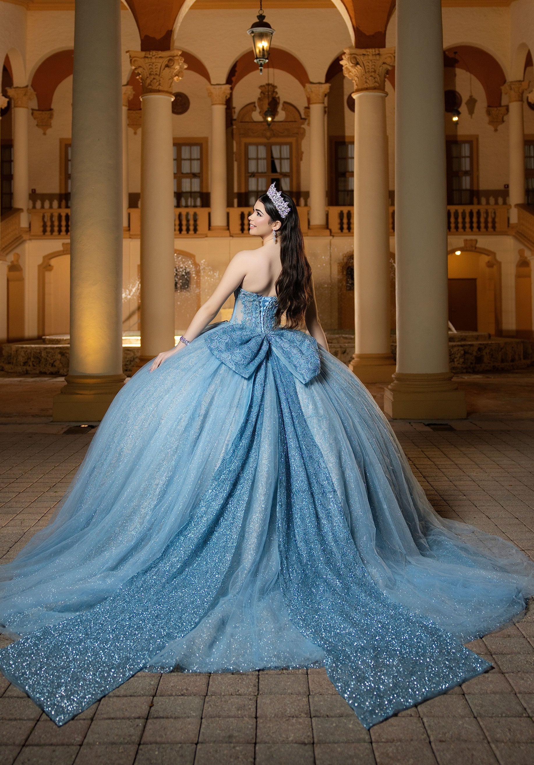 Sweetheart Floor-Length Tulle Quinceanera Ball Gown MGNY 4080063