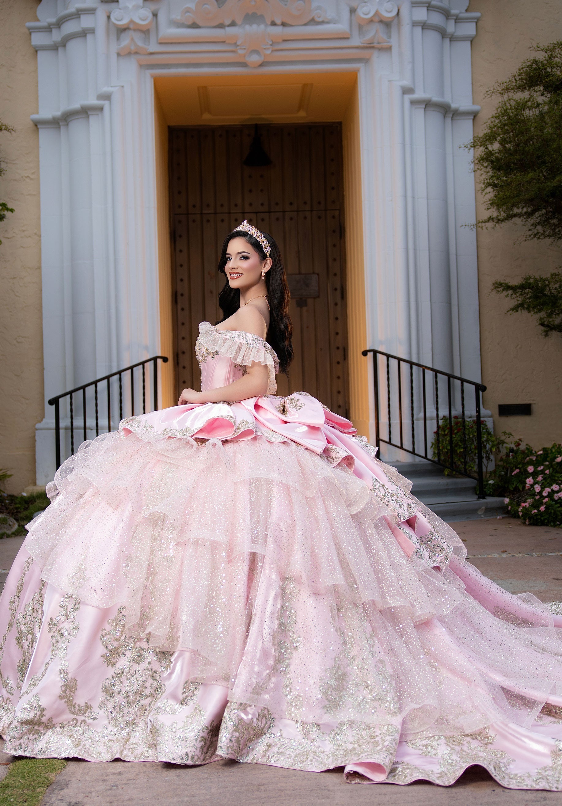 Sweetheart Floor-Length Satin Quinceanera Ball Gown MGNY 4080067