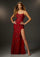 Prom Dresses Fitted Long Pattern Sequin Formal Prom Dress Red