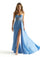 Prom Dresses Long Glitter Slit Formal Prom Dress Perri Blue