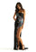 Prom Dresses Long Prom Floral Formal Glitter Dress Black