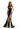 Prom Dresses Long Formal Prom Slit A Line Dress Black/White