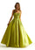 Prom Dresses Beaded Long Formal A Line Chic Prom Dress Lime