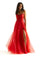 Prom Dresses Long A Line Formal Beaded Prom Dress Scarlet