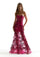 Prom Dresses Long Formal Floral Sequin Prom Dress Fuchsia