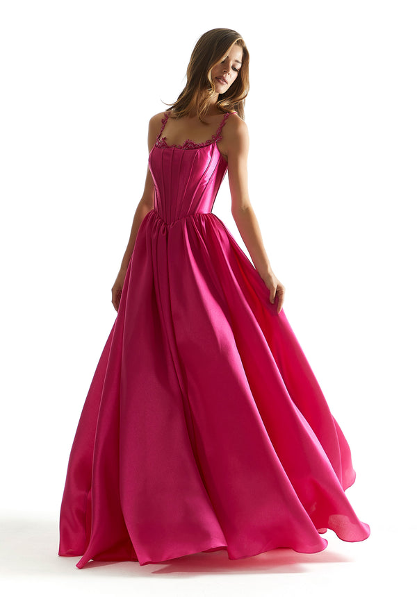 Morilee Prom 49036 Ball Gown Long Corset Prom Dress