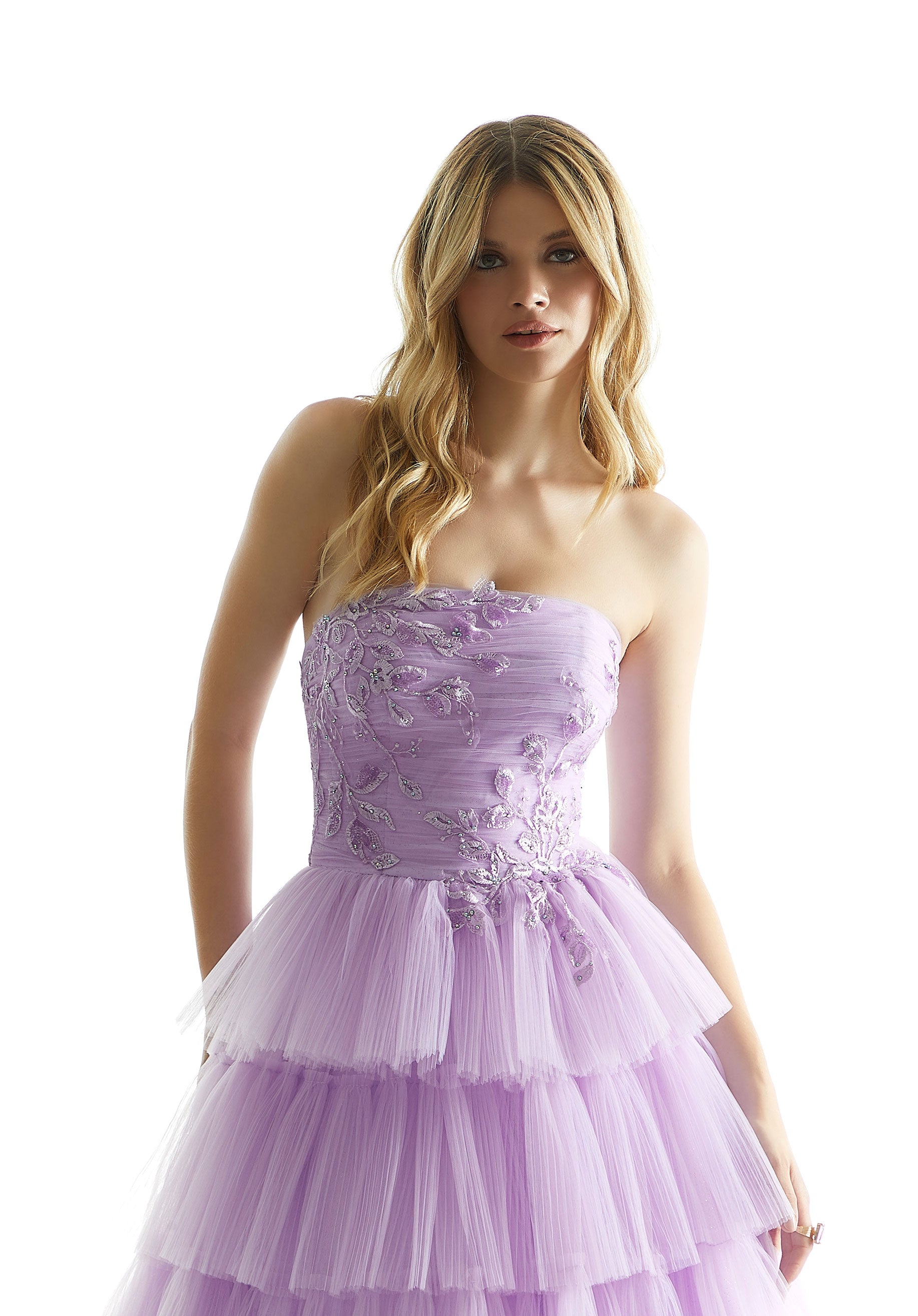 Prom Dresses Long Ball Gown Beaded Prom Dress Lilac