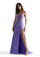 Prom Dresses Fitted Long Formal Sequin Prom Dress Purple