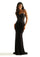 Prom Dresses Long Fitted Lace Formal Corset Prom Dress Black