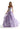 Prom Dresses Sequin Long Ball Gown Floral Prom Dress Orchid