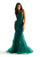 Prom Dresses Long Formal Lace Mermaid Prom Dress Emerald