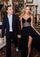 Prom Dresses A Line Long Formal Ruched Prom Dress Black