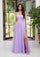 Prom Dresses Long Bow Formal A Line Prom Dress Pansy Purple