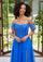 Prom Dresses Long Bow Formal A Line Prom Dress Regal Royal