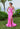 Prom Dresses Long Slit Bow Formal Prom Fit Dress Hot Pink