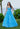 Prom Dresses Floral Ball Gowm Long Formal Prom Dress French Blue