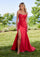 Prom Dresses Long Formal Prom Fitted Dress Red