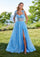 Prom Dresses Long Formal Ball Gown Pattern Prom Dress French Blue