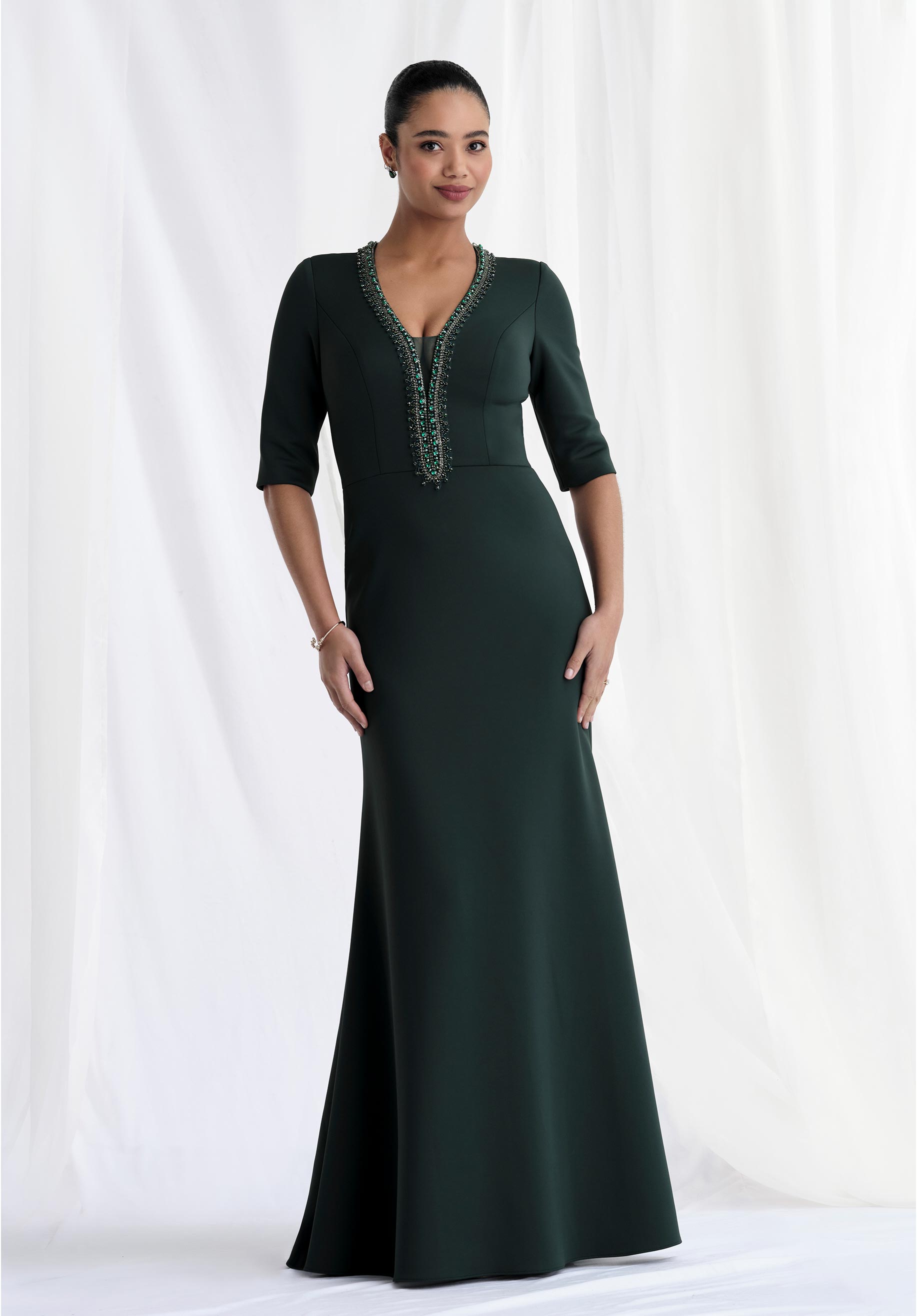 Mother of the Bride Dresses A Line Formal Long Mother of the Bride Dress Emerald