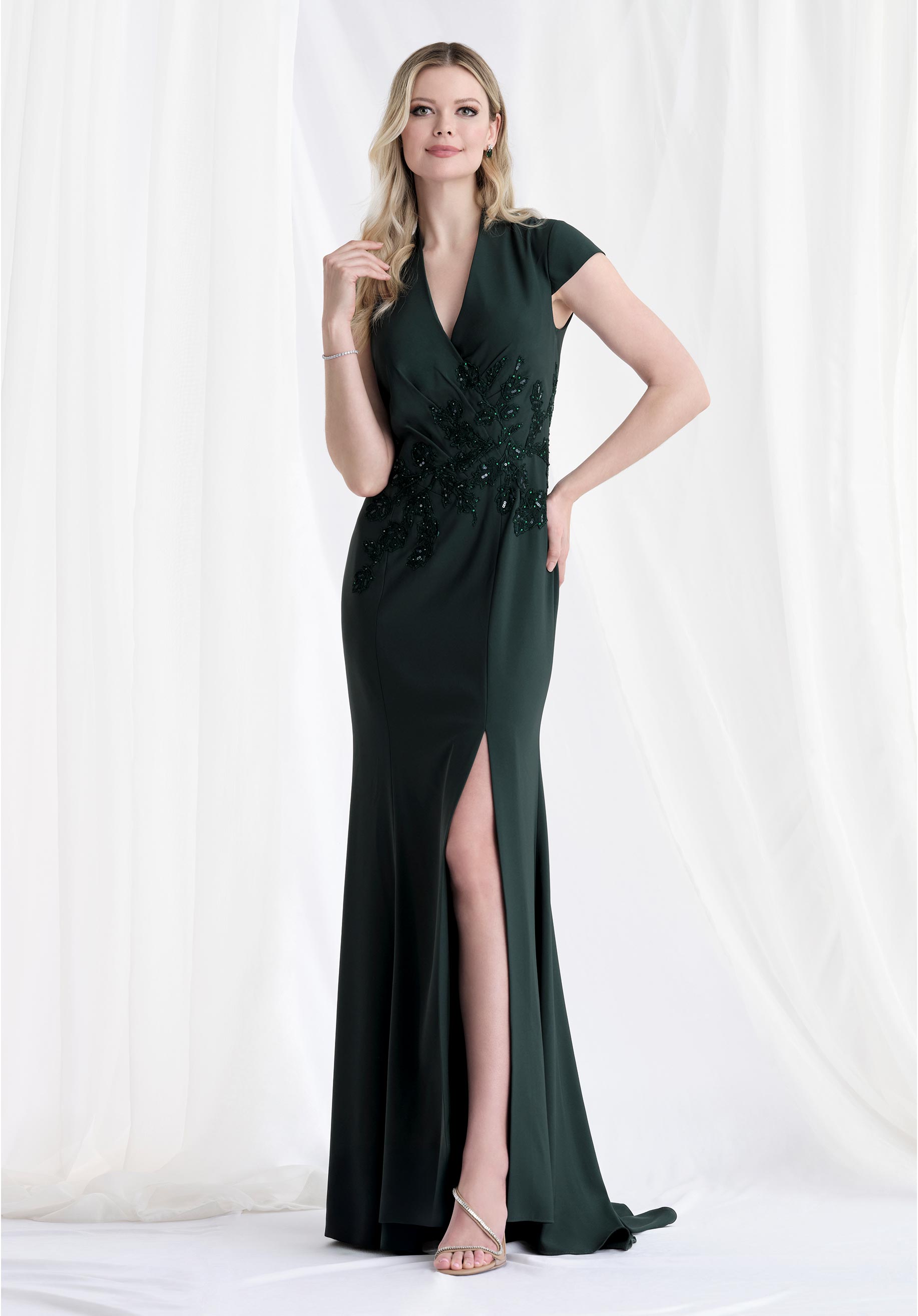 Mother of the Bride Dresses Long Formal Lace Mother of the Bride Dress Dark Forest