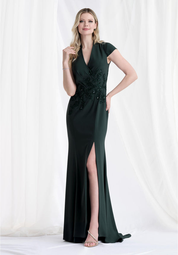 MGNY Madeline Gardner New York 73163 Long Mother of the Bride Dress