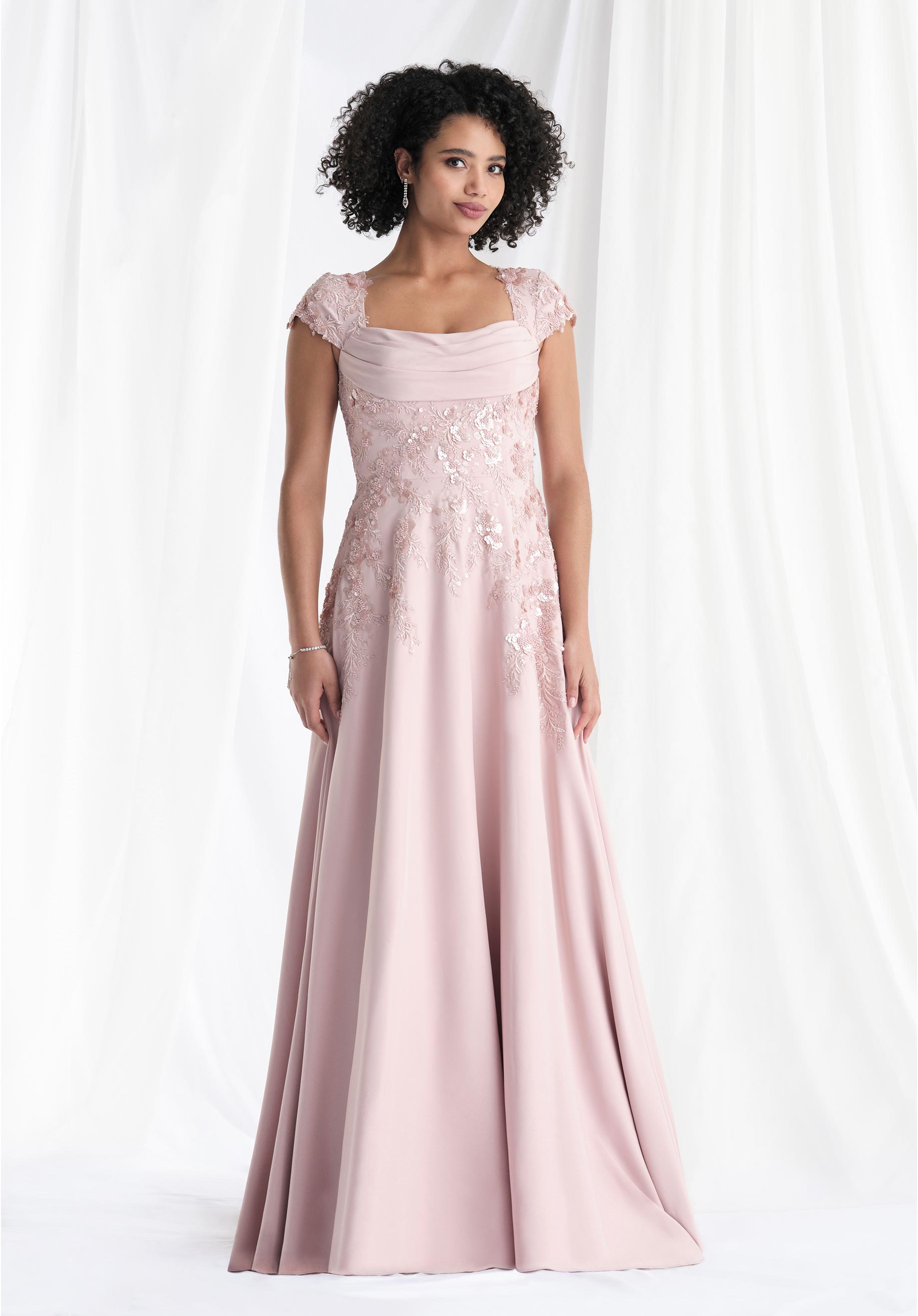 Mother of the Bride Dresses Long Formal A Line Mother of the Bride Dress Blush