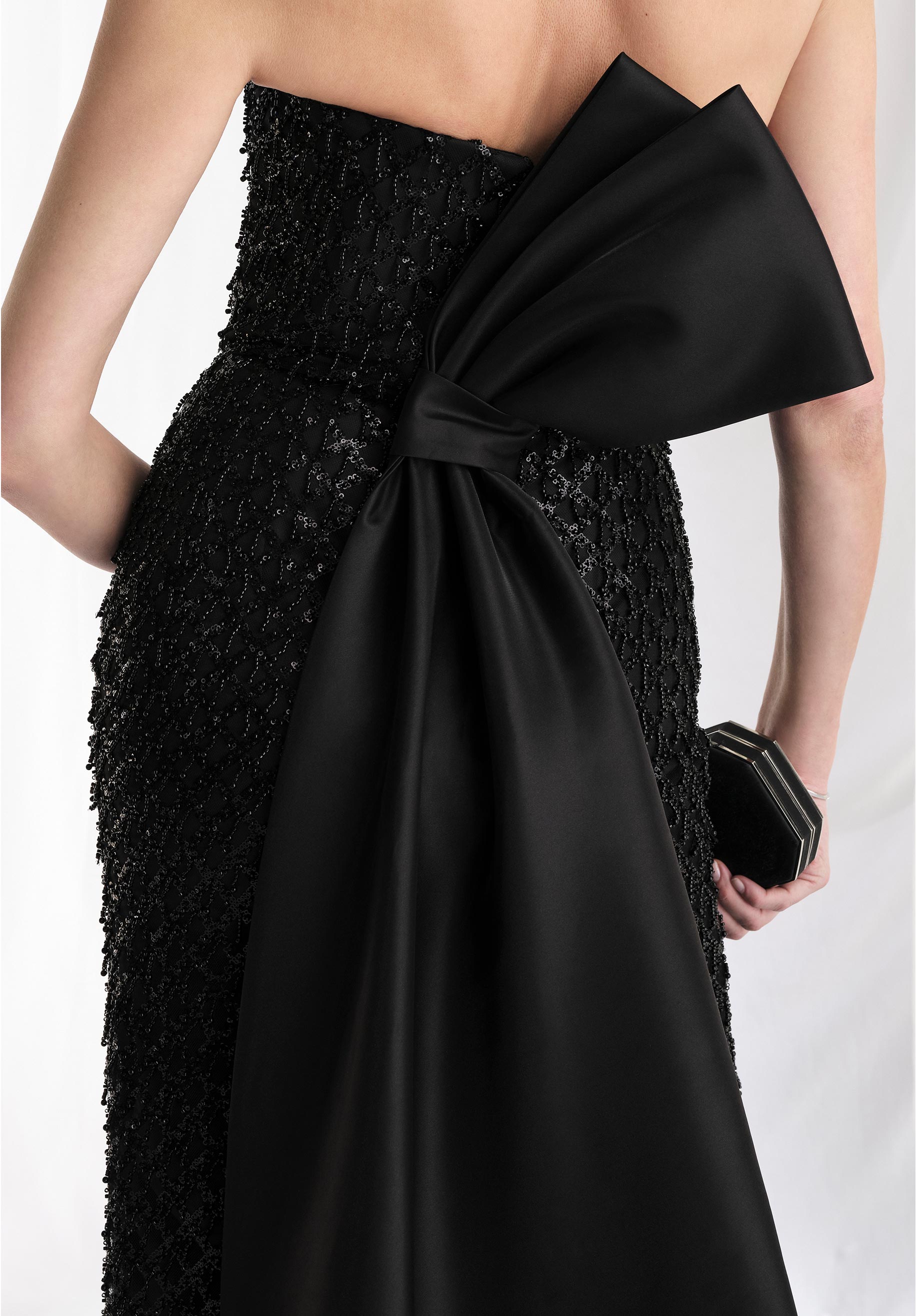 Prom Dresses Beaded Formal Long Prom Dress Black