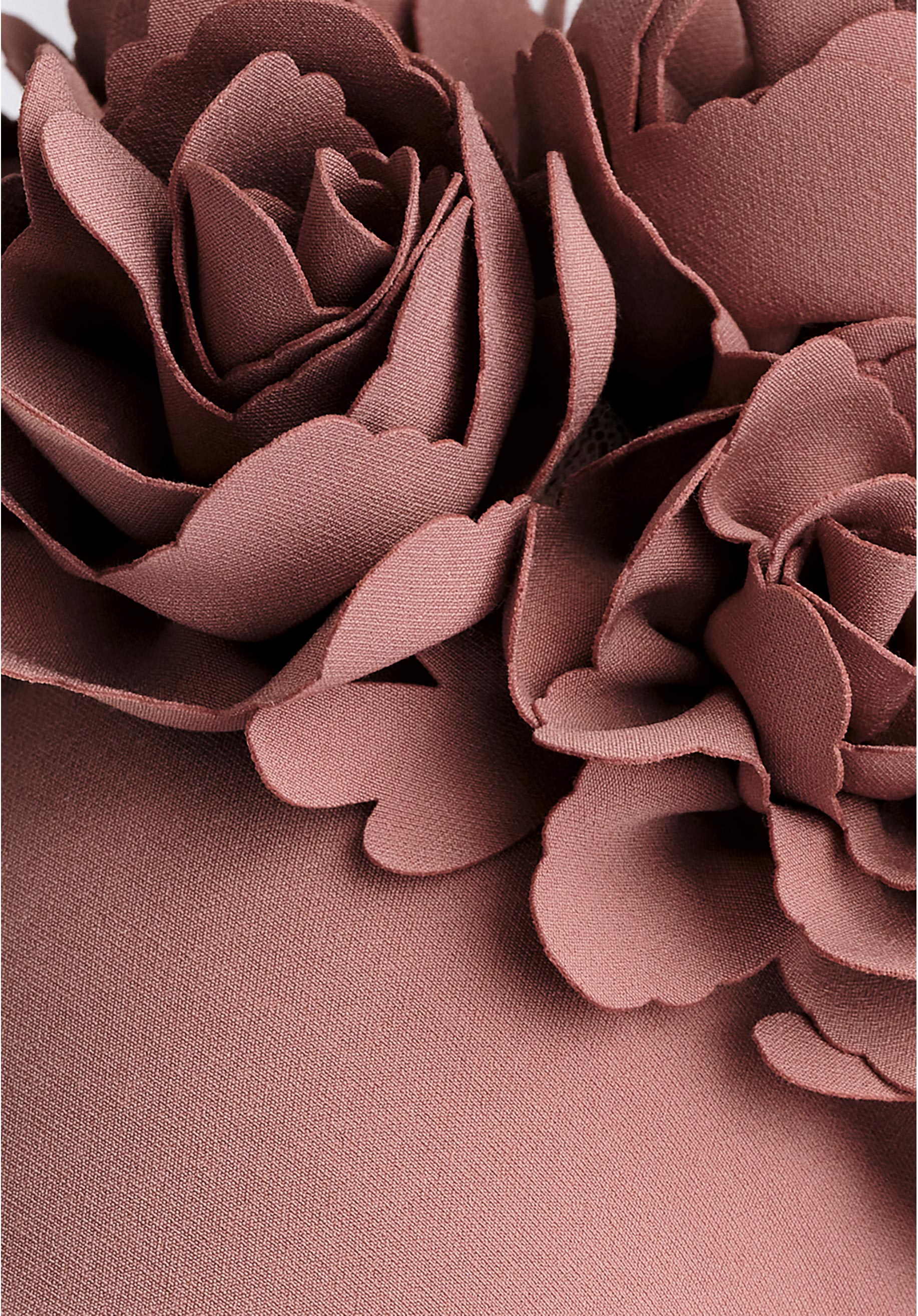 Formal Dresses Long Formal 3D Floral Applique Dress Rose