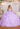 Quinceniera Dresses Long Beaded Corset Quinceanera Dress Pansy Purple